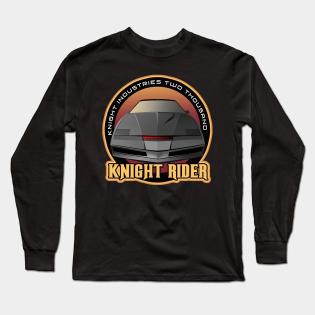 knight rider Long Sleeve T-Shirt by Van Bouten Design